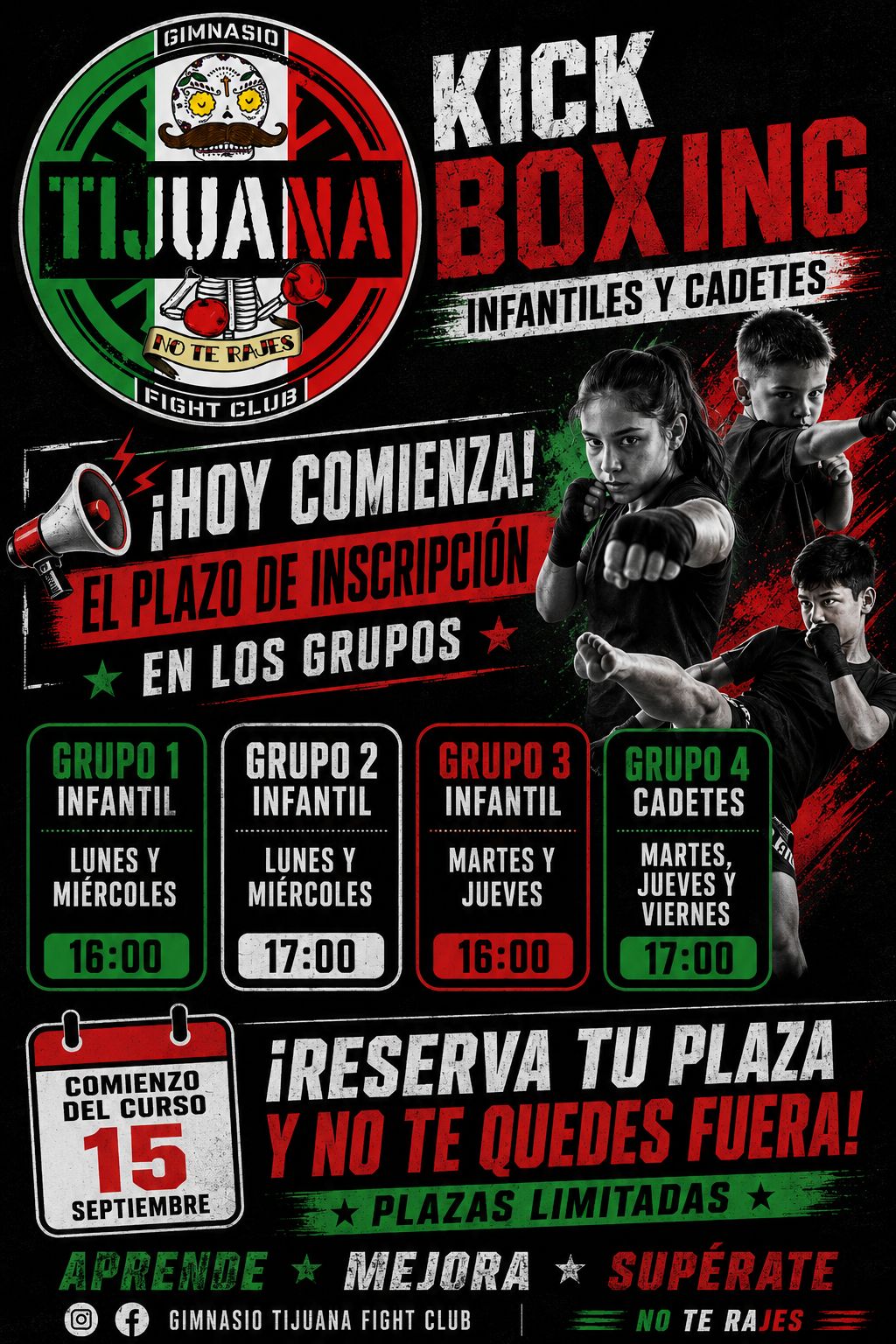 a partir del 1 de sept
